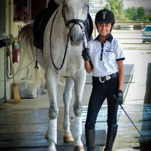 Getting ready to take a lesson