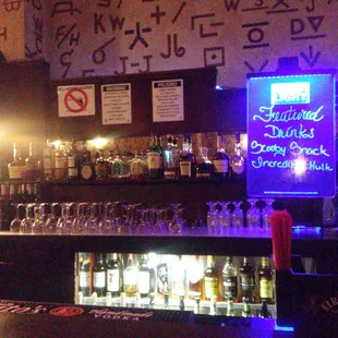 Picture of my favorite section..the whiskeys