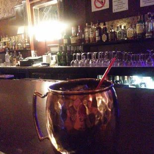 Kentucky mule. Thumbs up.