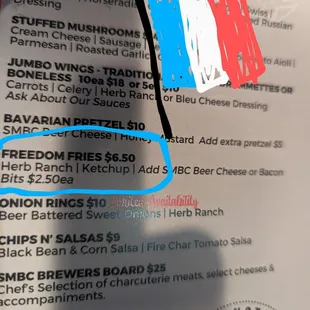 They are literally calling French fries &quot;freedom fries&quot;! 20 years after the unnecessary invasion that cost hundreds of thousands of lives!