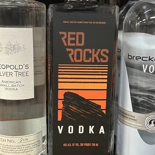 Red Rocks Vodka. Really good and Really Smooth