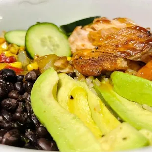 Teriyaki Salmon Bowl