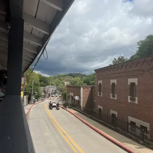 Our view from upstairs and a Margarita !!