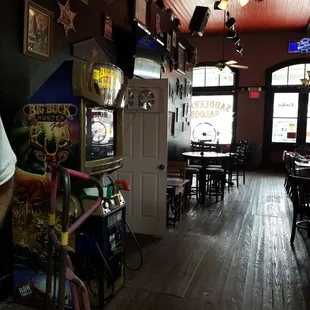 the interior of the restaurant