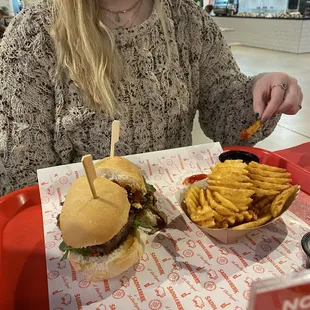 Roast beast sandwich and fries