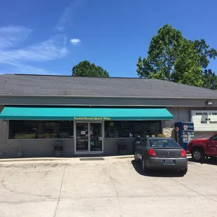 the outside of the store