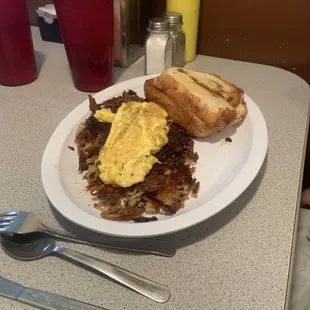Beef hash dish
