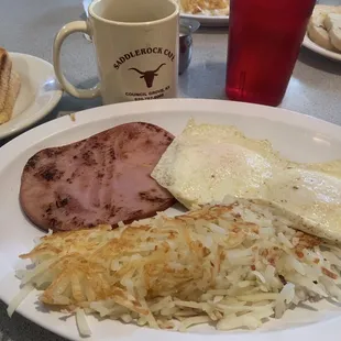 Ham and eggs