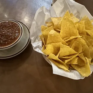 Chips and salsa.