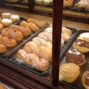 a variety of donuts