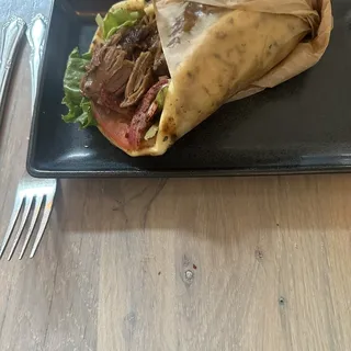 Pulled Lamb Gyro