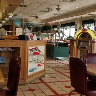 Bill Lewis of Vero Beach, Florida, dining at the Milestone Diner in Dunn, North Carolina.