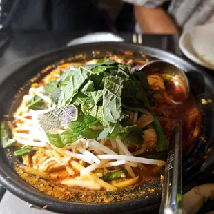 Spicy Beef Jeongol. Traditional and a tasty version