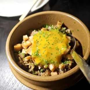 Mushroom Sotbap. Way too much truffle flavor