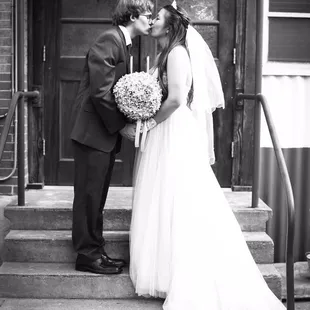 Halle's doors that lead to the Scholz patio, great photo ops!