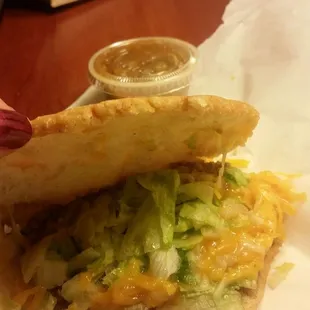 Green chile gordita