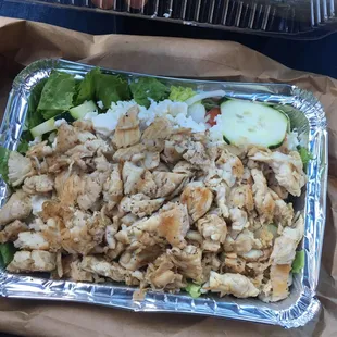 Top of the Hill salad w Grilled Chicken