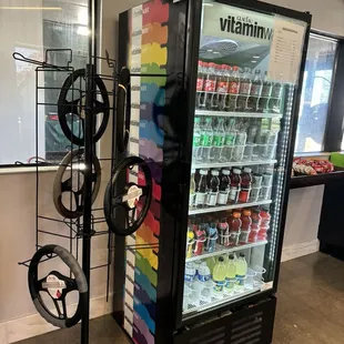 Drinks and snacks for sale