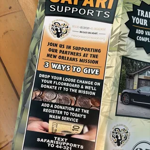 Safari supports Redemption Nola