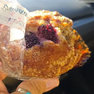 Blackberry Banana Muffin