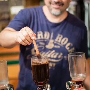 Try out Safari Coffee&apos;s siphon (Yama) brewing method next time you go in for a cup of coffee.