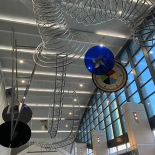 Inside of the building