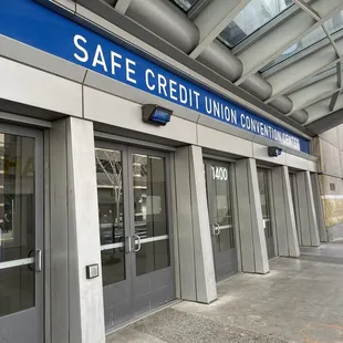 Safe Credit Union Convention Center Entrance