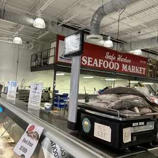 Fresh, Fresh and Fresh which is Always the case at Safe Harbor Seafood Market