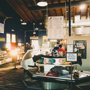 sushi and sashimi, interior