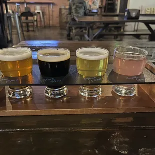 Flight of beers