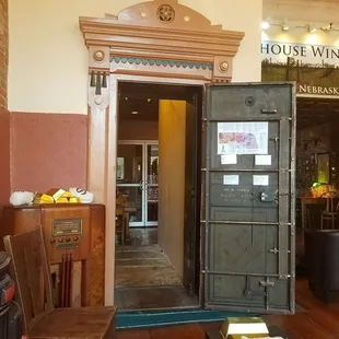 Original bank vault door