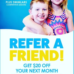 It's a new month, and we starting our new " Refer a Friend" promotion!