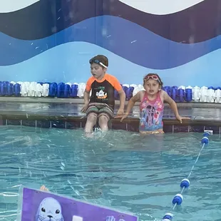 My kid falling of the edge of the pool... no adults