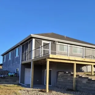 Adding Deck and Screened in Living Space