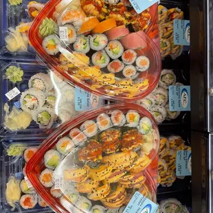 Heart Shaped Sushi Platters for all events