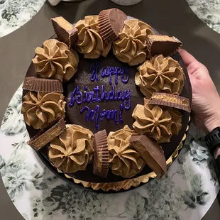 Chocolate peanut butter cake