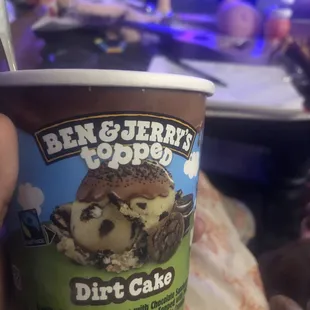 Ben and Jerry's Dirt Cake Ice Cream