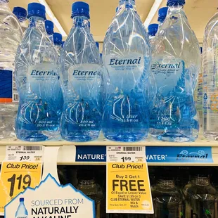 Eternal Water-Naturally Alkaline, Natural Electrolytes, Natural pH Spring Water. Available Now at Safeway!!