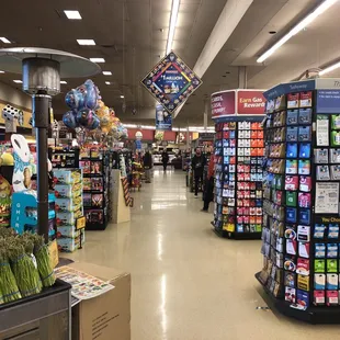 the inside of a grocery store
