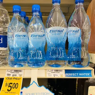 Eternal Water-Naturally Alkaline, Natural Electrolytes, Natural pH Spring Water. Available Now at Safeway!!
