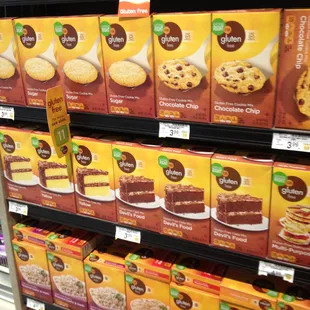 Gluten free selections as well