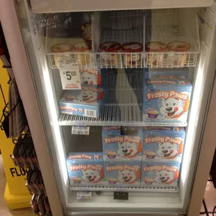 Frozen dog treats right below frozen human treats. ;)