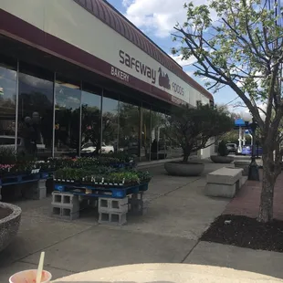 the outside of the store