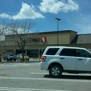 outside