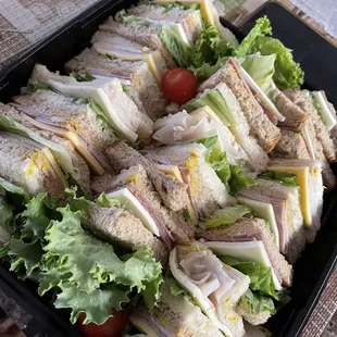 Club sandwich platter