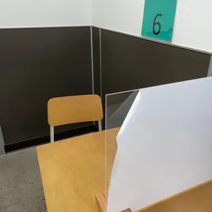 Chair #6.  Feels isolated