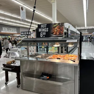 the food section of a grocery store