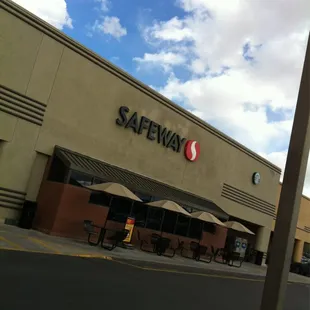 outside