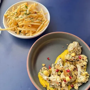 Truffle Fries and Cauliflower