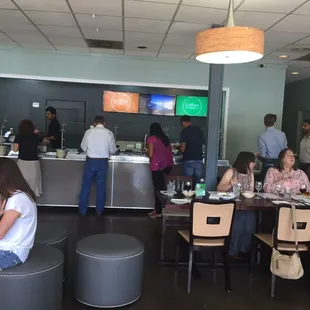 sushi and sashimi, interior